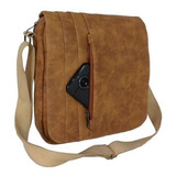 Bolsa Pasta Tiracolo Couro Ecológico Masculino Feminino Top