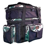 Bolsa Pesca Gg carretilhas molinetes iscas Camuflada
