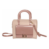 Bolsa Petite Jolie Lana Baú Pj10836 Nude New rosa Antigo