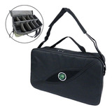 Bolsa Porta Carretilhas E Tralha De Pesca 10 Divisões Ebf Cor Preto