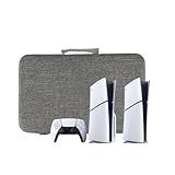 Bolsa Premium Mochila Transporte Para Playstation 5 Slim Digital Ultra E Acessórios Cinza