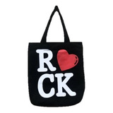Bolsa Rock I Love Rock Ecobag