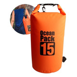 Bolsa Saco Estanque 15 Litros Impermeável Bag Pesca Camping