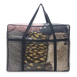 Bolsa Sacola Cristal Pvc Transparente Organizador 70x55x30cm