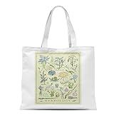 Bolsa Sacola EcoBag Reforçada Estampada Linha Plantas 001 BRANCO 