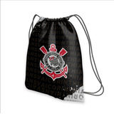 Bolsa Sacola Porta Chuteiras Mochila Corinthians Academia Preto Sude Presentes