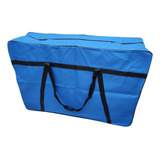 Bolsa Sacola Sacolão Viagem Grande Mudança Sacoleiras Compra Cor Azul Royal