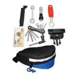 Bolsa Selim Bike C Kit Ferramentas Kl 9812a Remendo 8 Pcs