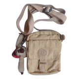 Bolsa Shoulder Bag Kipling Original Chaveiro Macaco Duplo