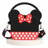 Bolsa Silicone Infantil Quadrada Minnie Disney Menina Mickey