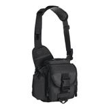 Bolsa Tática Invictus De Ombro 10 Litros Urban Preta Coldre