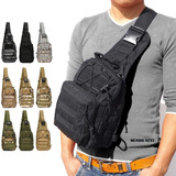 Bolsa Tática Masculina Transversal Lateral Ombro Bornal