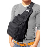 Bolsa Tática Masculina Transversal Lateral Ombro Bornal