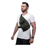 Bolsa Tática Militar Transversal Pochete Unissex Rip Stop