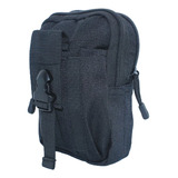 Bolsa Tatica P Mochilas Molle Sobrevivencia C Case Celular Cor Preto Lisa