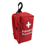 Bolsa Tática Primeiros Socorros Pequena Mosquetão 16x10x6