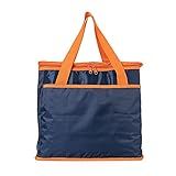 Bolsa Térmica Cooler 36 Litros Grande Para Cerveja Bebida Latinha Garrafa Camping Praia Viagem Lanche Marmita Freezer Laranja 