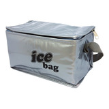 Bolsa Térmica Cotérmico Ice Bag 3 Litros Bag Freezer Cor Cinza