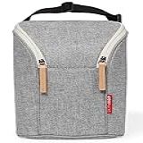 Bolsa Térmica Dupla Para Mamadeira Grab And Go Skip Hop Cinza