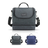 Bolsa Térmica Fitness Jacki Design Marmita 2 Compartimentos Com Alça Cor Preto