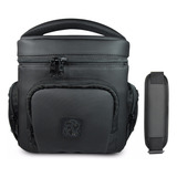 Bolsa Térmica Fitness Master Marmita Preto Preto Lancheira