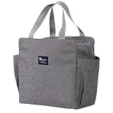 Bolsa Térmica Fitness Multiuso Porta Marmita Frasqueira Cinza