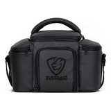 Bolsa Térmica Lancheira 16l Sport Mochila Fitness Frasqueira Marmita Academia Treino Dieta Multifuncional Resistente Top Everbags Preto