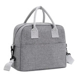 Bolsa Térmica Lancheira Marmita Feminina Masculina Fitness Portátil Alça Ombro Trabalho Academia Escola Leve Lisa