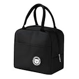 Bolsa Térmica Marmita Lancheira Marmiteira Sacola Para Academia Passeio Cerveja Praia Bebida Camping Masculina Feminina Fitness Academia Trabalho Necessaire PRETO 