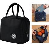 Bolsa Térmica Marmita Lancheira Trabalho Escola Lorben Cor Preto