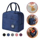 Bolsa Térmica Necessaire Lancheira Marmiteira Azul