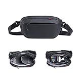 Bolsa Tiracolo Para Câmera ULANZI BP08 Bolsa Transversal Versátil Para Viagem Bolsa De Mensageiro Portátil Bolsa De Mão Para Viagem Acessórios Estilosos Compatíveis Com Smartphone Etc 3L PRETO