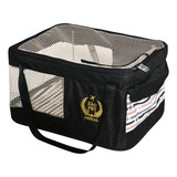 Bolsa Transporte P Avião Cia Azul Gato E Cachorro Cor Preto São Pet