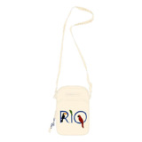 Bolsa Transversal Farm Bolsa Gema Branco