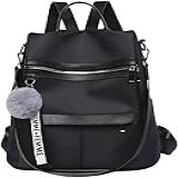 Bolsa Transversal Feminina Espaçosa Vira Mochila Anti Furto Dia A Dia Trabalho Alça Ajustável Blogueira Marca VIBRANT Preta 