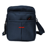 Bolsa Transversal Shoulder Bag Masculina Mochila Impermeável Cor Azul