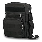 Bolsa Transversal Tática Modular Pequena Preto Cordilheira Sport