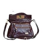 Bolsa Transversal Tiracolo Social Em Couro Legitimo Café 