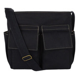 Bolsa Transversal Tote Bag Tiracolo De Lona Tamanho Grande