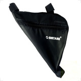Bolsa Triangular De Quadro Bike Mtb P Ferramentas Objetos Cor Preto
