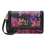 Bolsa Victorias Secret Wristlet Tech Clutch Bk Garden Floral