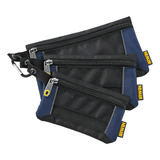 Bolsas Organizadoras De Ferramentas Pequenas Irwin 3 Unidades Gancho Tipo Mosquetão Modelo 2012211la Cor Azul marinho