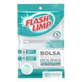 Bolsas Para Lavar Roupas Com 3 Unidades Flash Limp