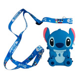 Bolsinha Silicone Mini Stitch Porta Moeda Lilo Stitch