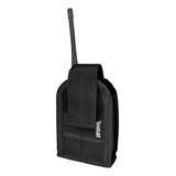 Bolso Porta Rádio Ht Celular Tático Modular Molle Cor Preto