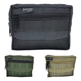 Bolso Tático Militar Cintura Colete Modular Segurança Guarda Cor Preto