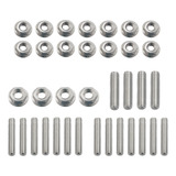 Bolts 350 Stud Stainless 400 Kit Small Block Pan 283 327 Sbc