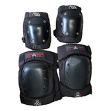 Bom Kit Proteção Joelheira Triple Eight Street cotoveleira