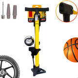 Bomba Ar 160psi Manual Bike Carro Oficina Moto Com Manometro