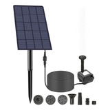 Bomba De Água Solar 5w Com Bicos Para Fonte Diy Sum